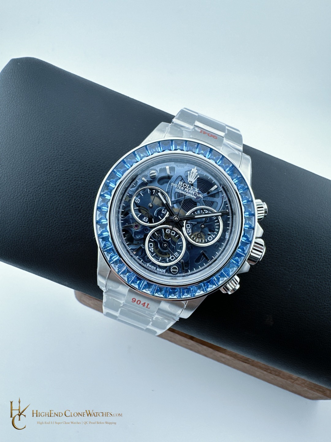 Rolex Arolla Daytona side case profile super clone watch