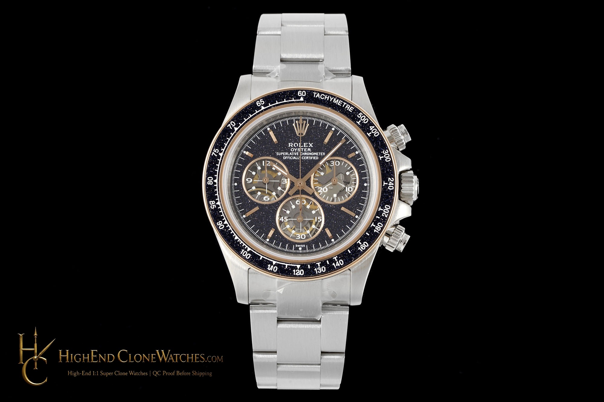 Rolex Daytona front view super clone watch