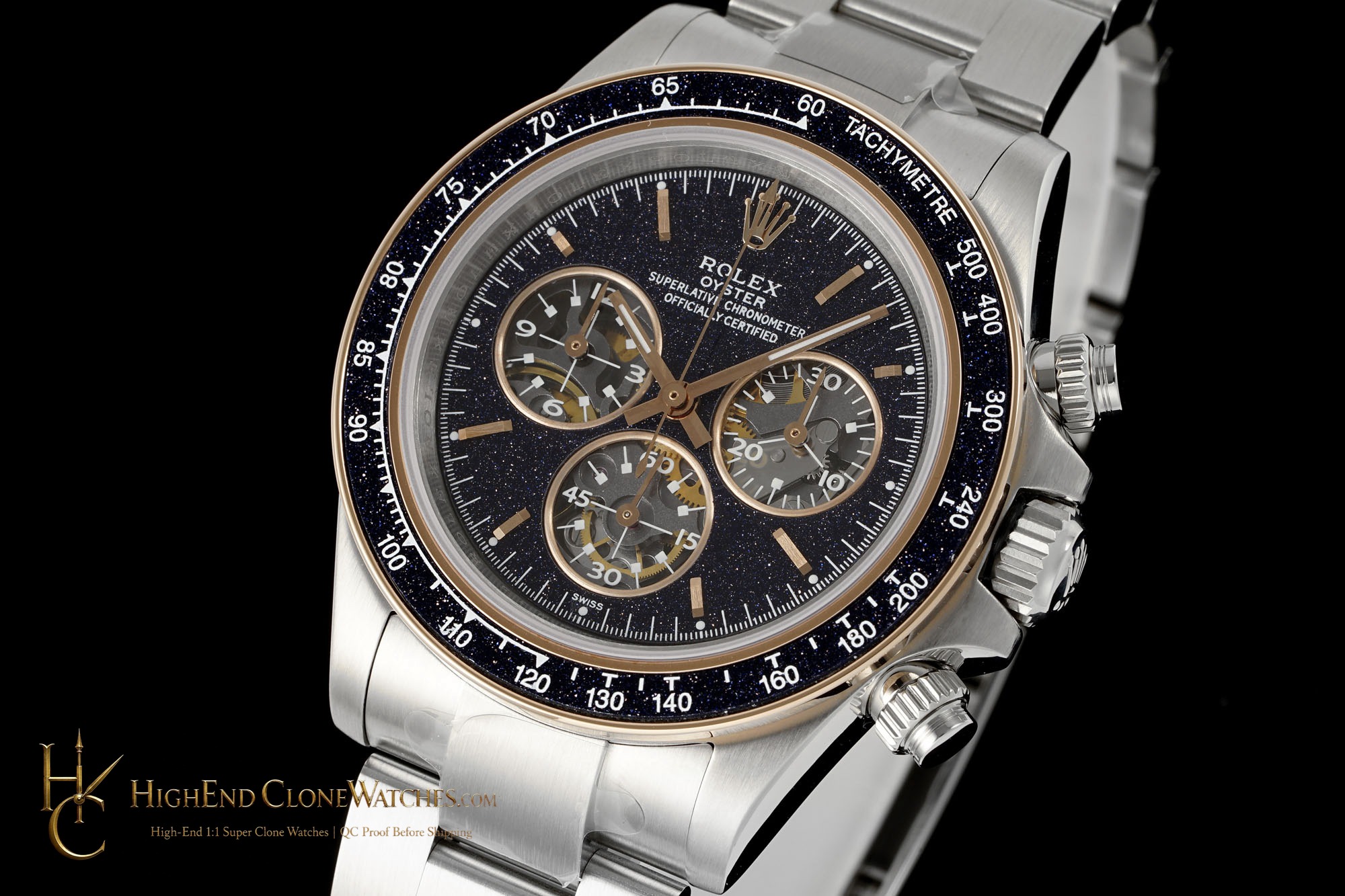 Rolex Daytona dial and marker detail super clone watch