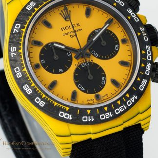 Rolex DiW Daytona angled dial view super clone watch