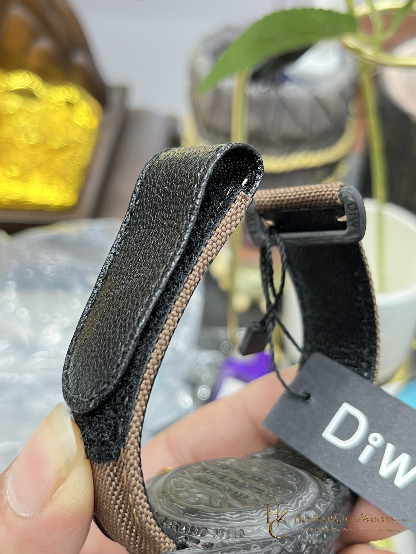 Rolex DiW Daytona buckle or clasp detail super clone watch