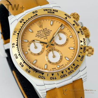 Rolex DiW Daytona angled dial view super clone watch