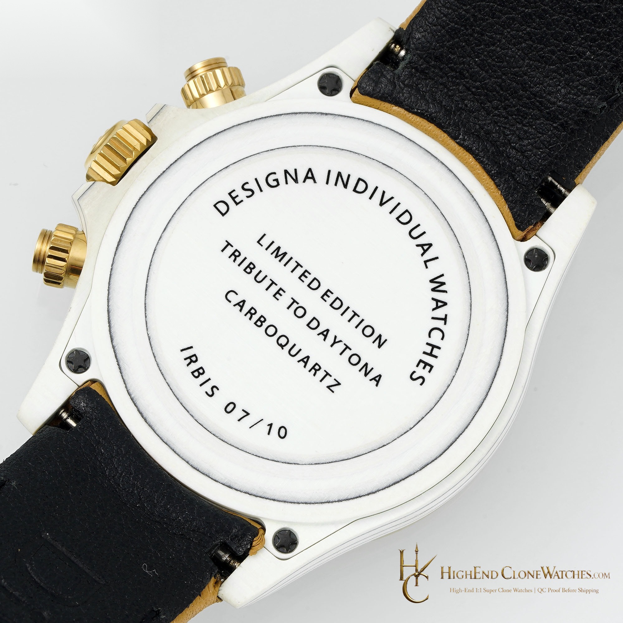 Rolex DiW Daytona buckle or clasp detail super clone watch