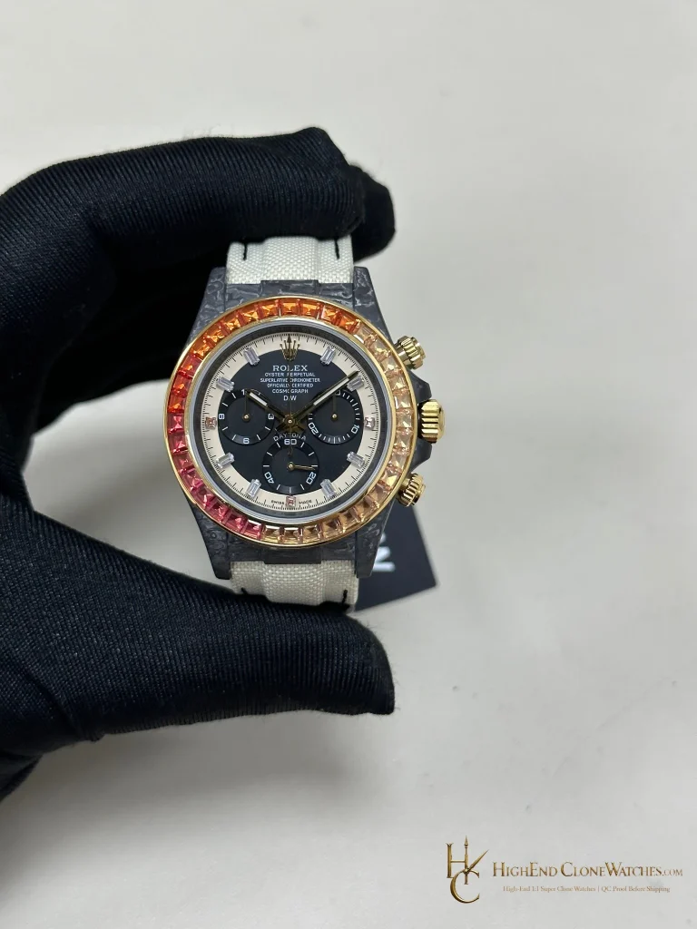 Rolex DiW Daytona front view super clone watch
