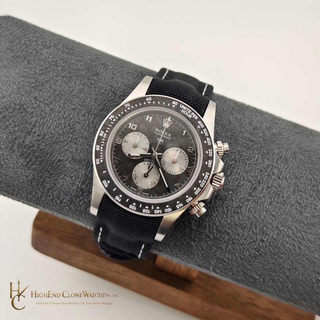 Rolex DiW Daytona dial and marker detail super clone watch
