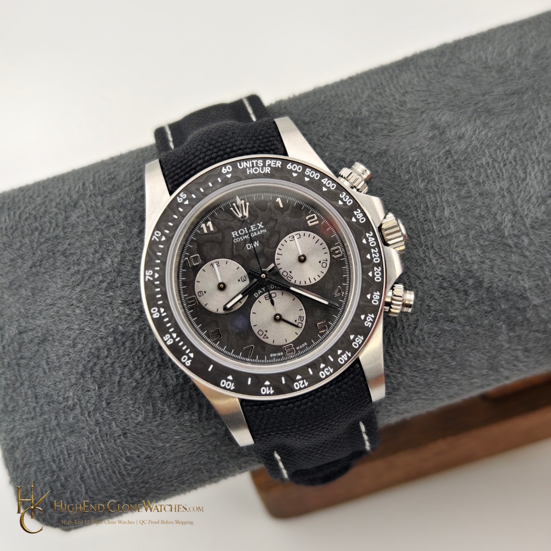 Rolex DiW Daytona bezel detail super clone watch
