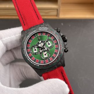 Rolex DiW Daytona angled dial view super clone watch