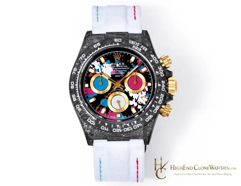 Rolex DiW Daytona front view super clone watch