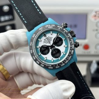 Rolex DiW Daytona angled dial view super clone watch