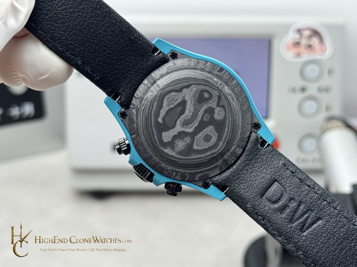 Rolex DiW Daytona buckle or clasp detail super clone watch