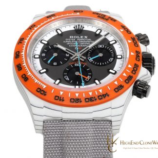Rolex DiW Daytona angled dial view super clone watch