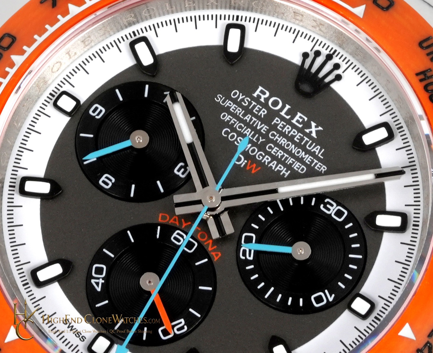 Rolex DiW Daytona side case profile super clone watch