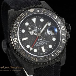 Rolex DiW GMT-Master II angled dial view super clone watch
