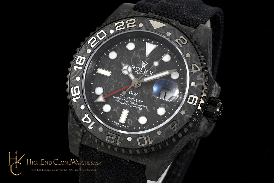 Rolex DiW GMT-Master II dial and marker detail super clone watch