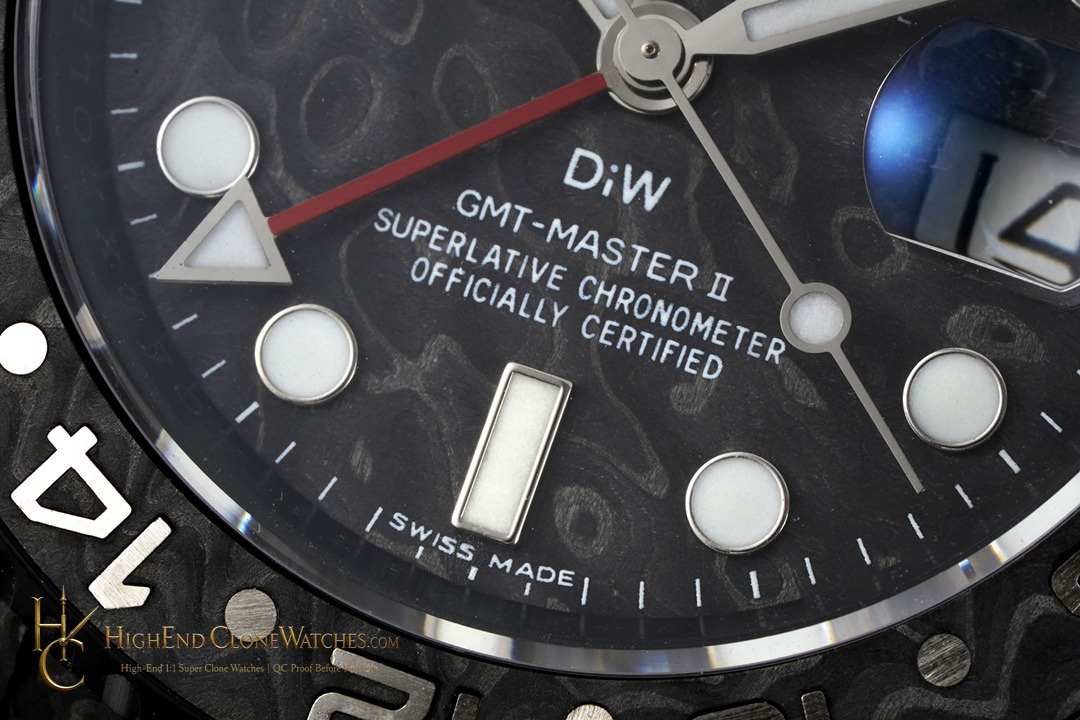 Rolex DiW GMT-Master II side case profile super clone watch