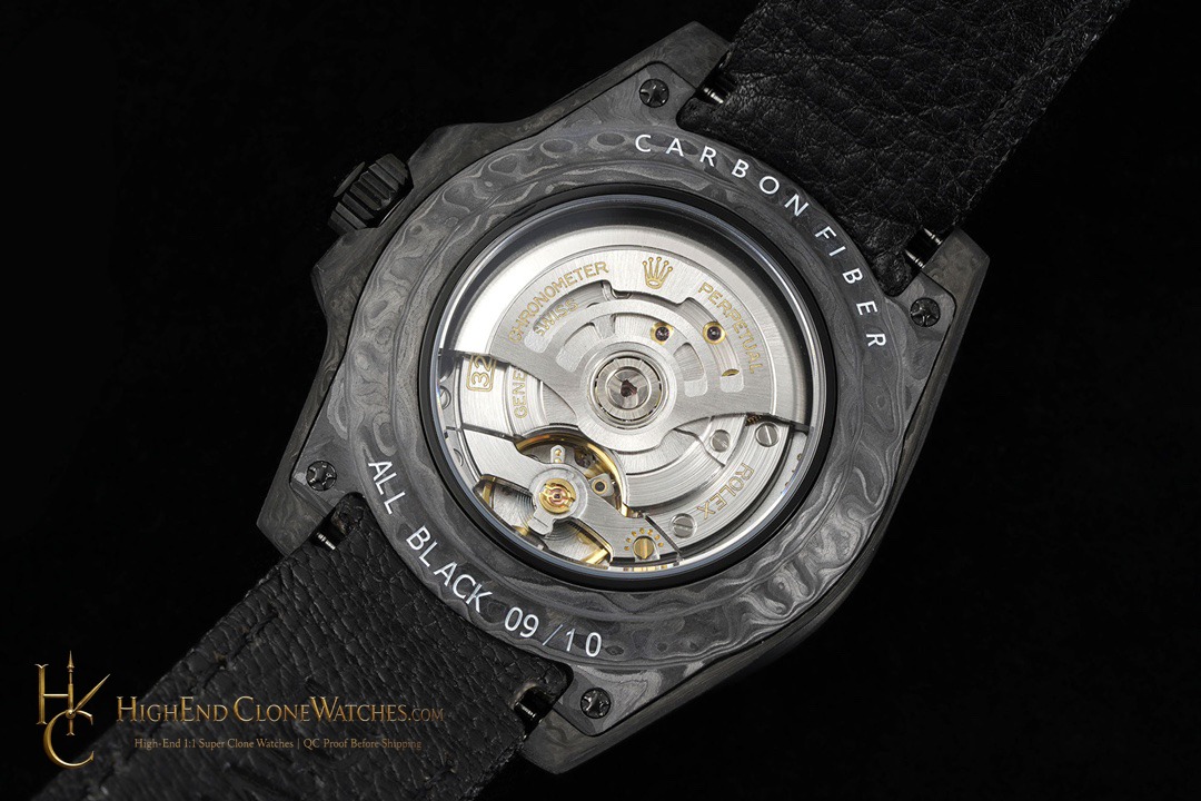 Rolex DiW GMT-Master II caseback view super clone watch