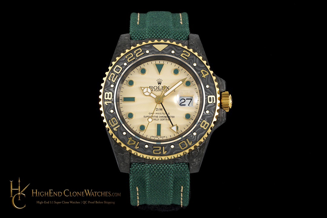 Rolex DiW GMT-Master II front view super clone watch