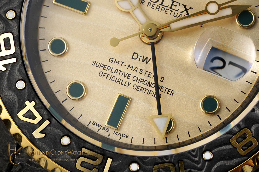 Rolex DiW GMT-Master II side case profile super clone watch