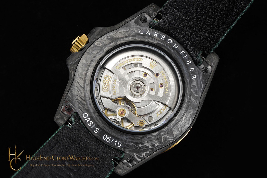 Rolex DiW GMT-Master II caseback view super clone watch