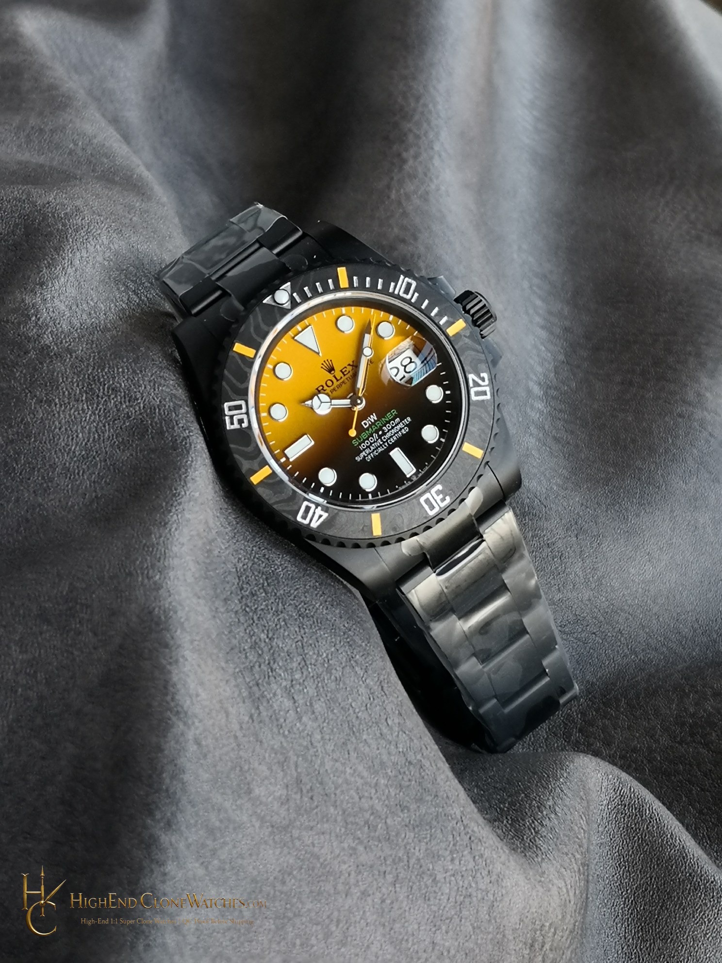 Rolex DiW Submariner side case profile super clone watch
