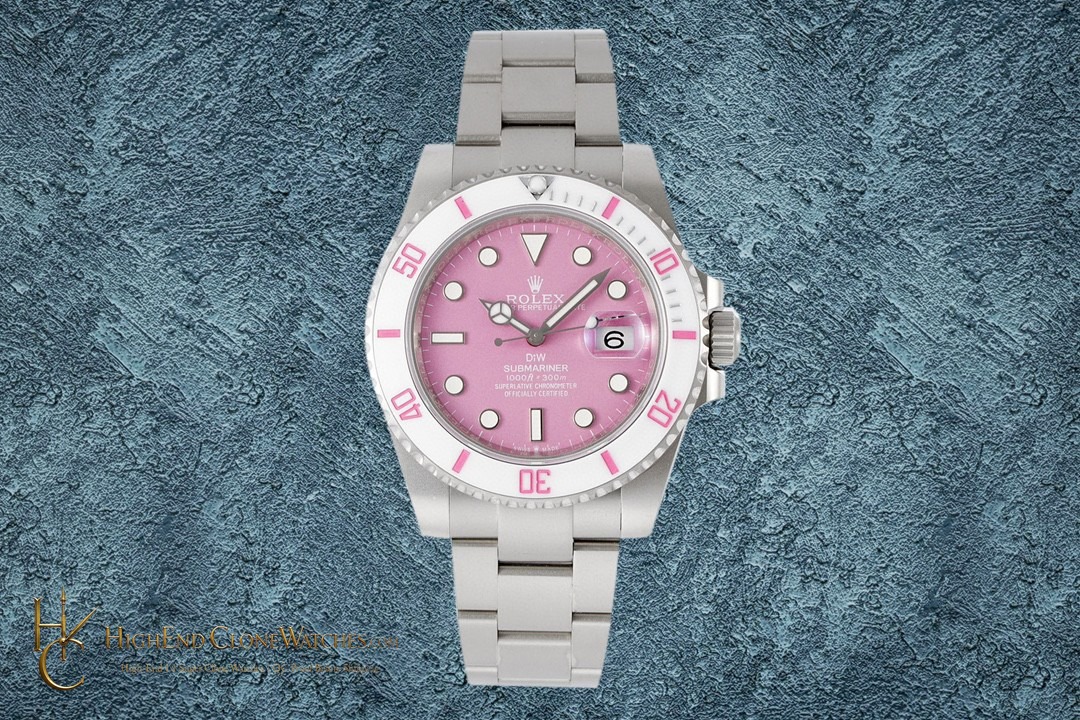 Rolex DiW Submariner front view super clone watch