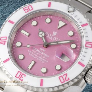 Rolex DiW Submariner angled dial view super clone watch