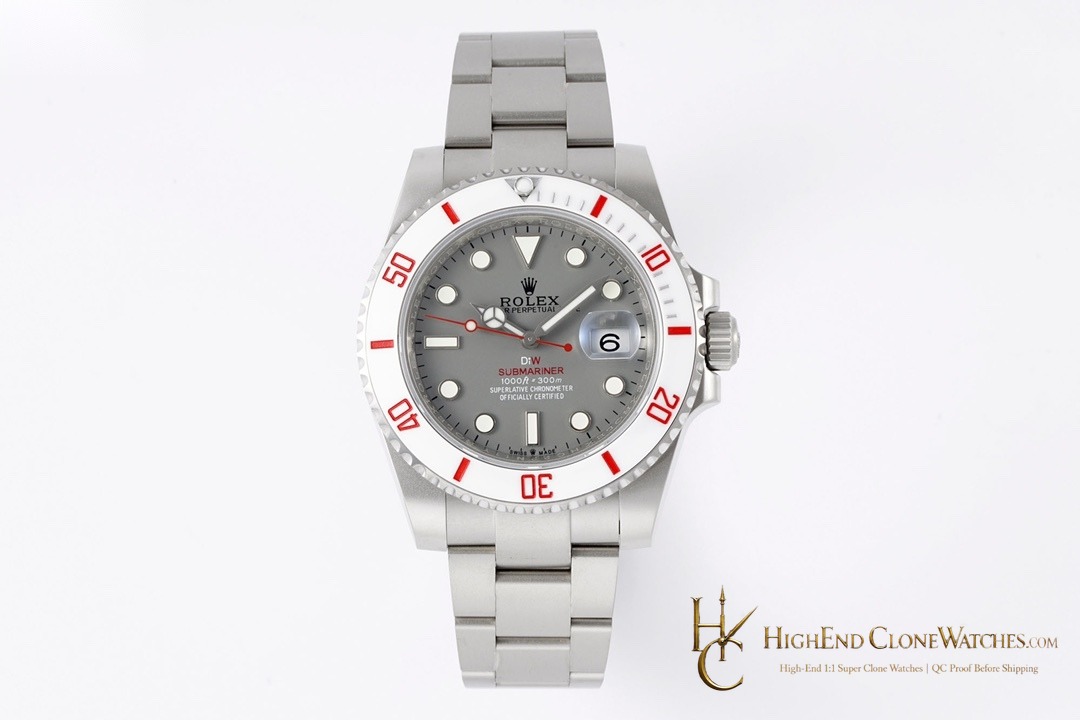 Rolex DiW Submariner front view super clone watch