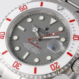 Rolex DiW Submariner angled dial view super clone watch