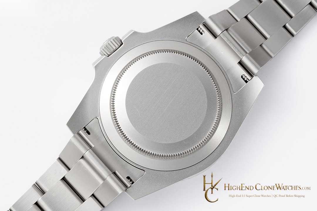 Rolex DiW Submariner caseback view super clone watch