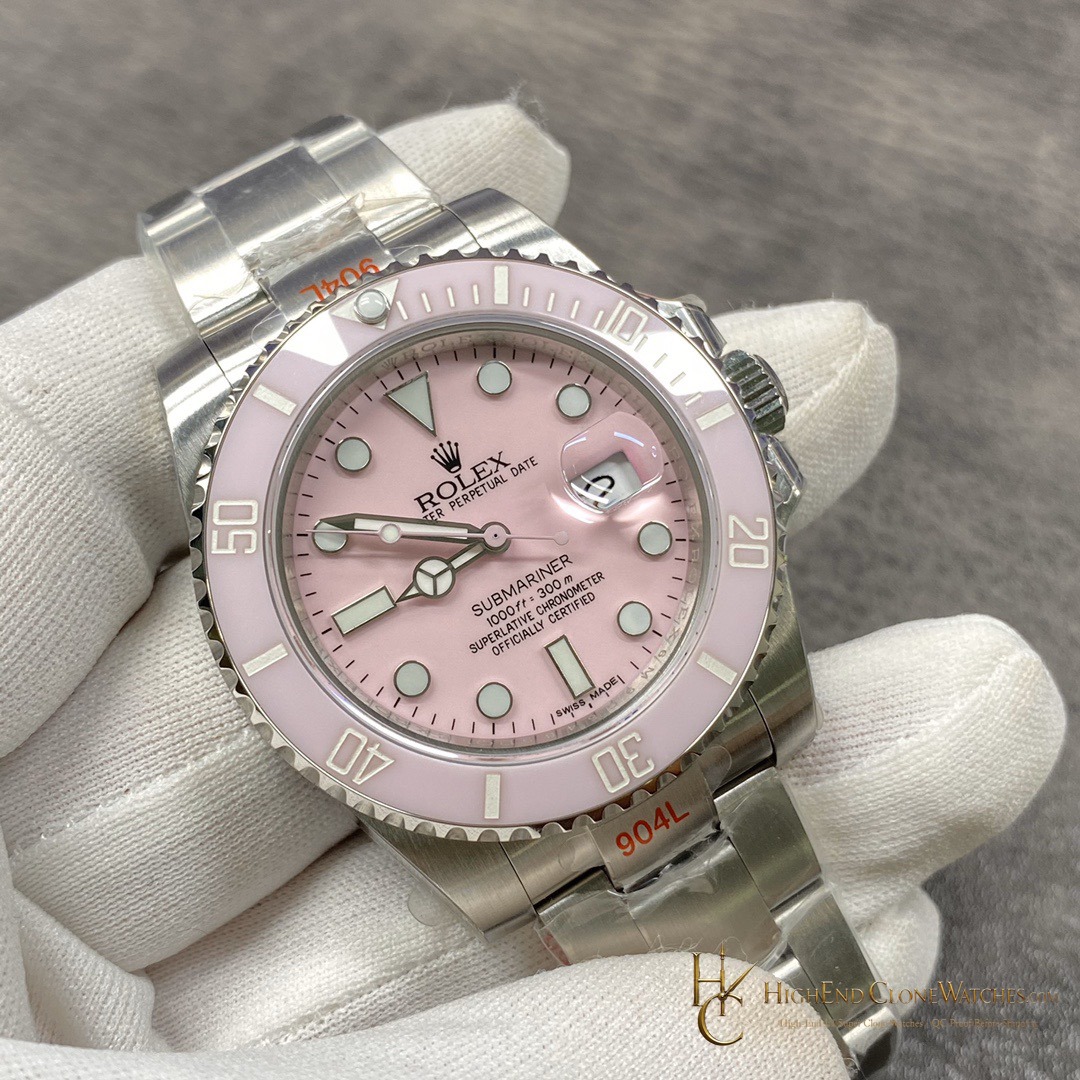 Rolex DiW Submariner dial and marker detail super clone watch