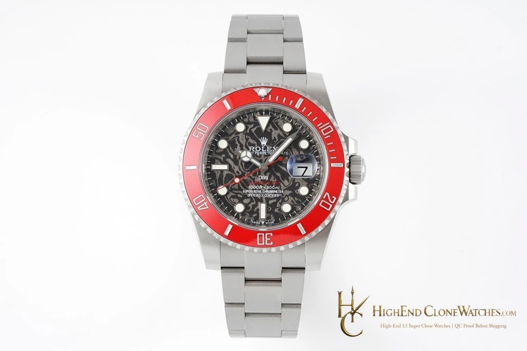 Rolex DiW Submariner front view super clone watch