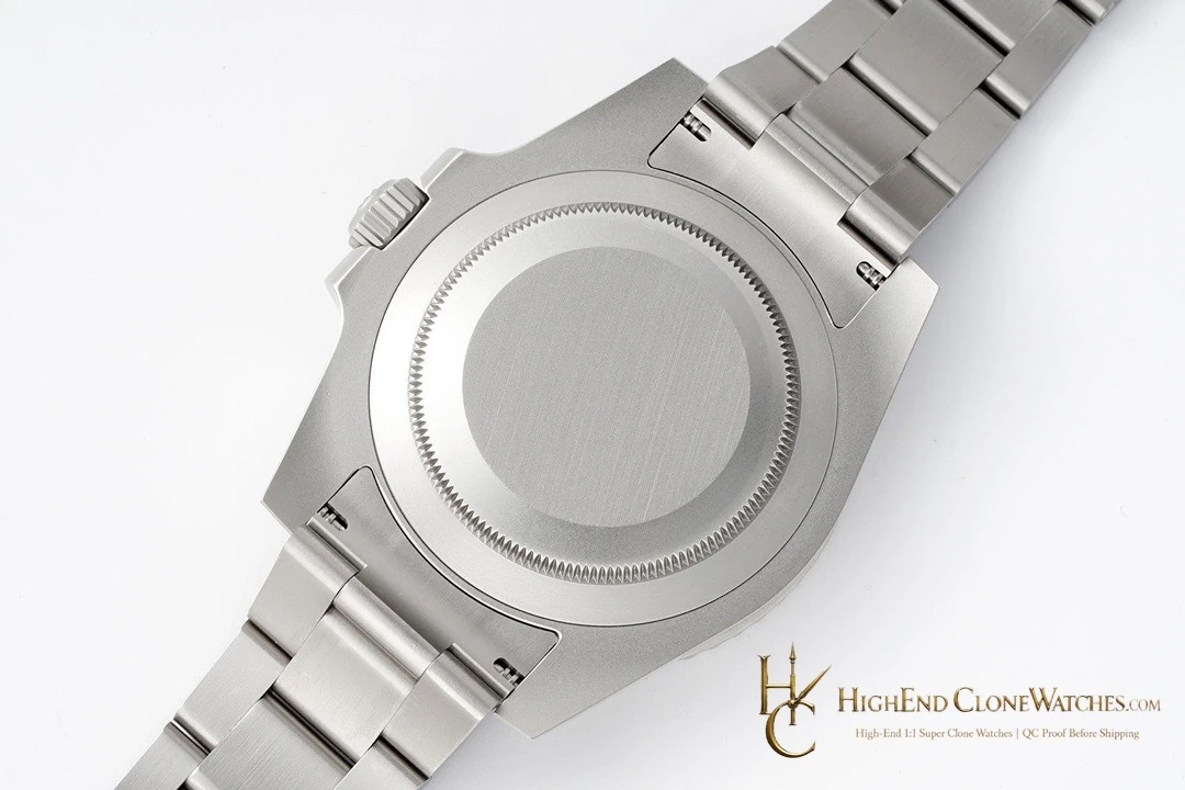 Rolex DiW Submariner caseback view super clone watch