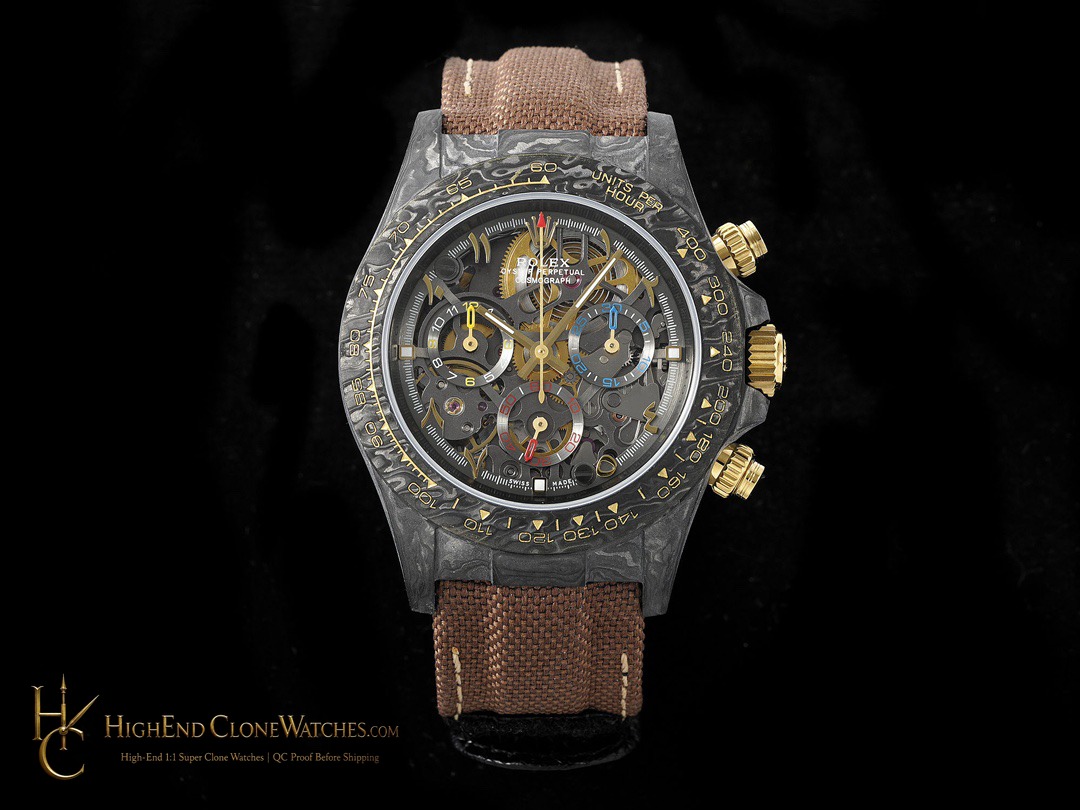 Rolex DiW Daytona front view super clone watch