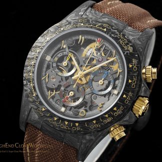Rolex DiW Daytona angled dial view super clone watch