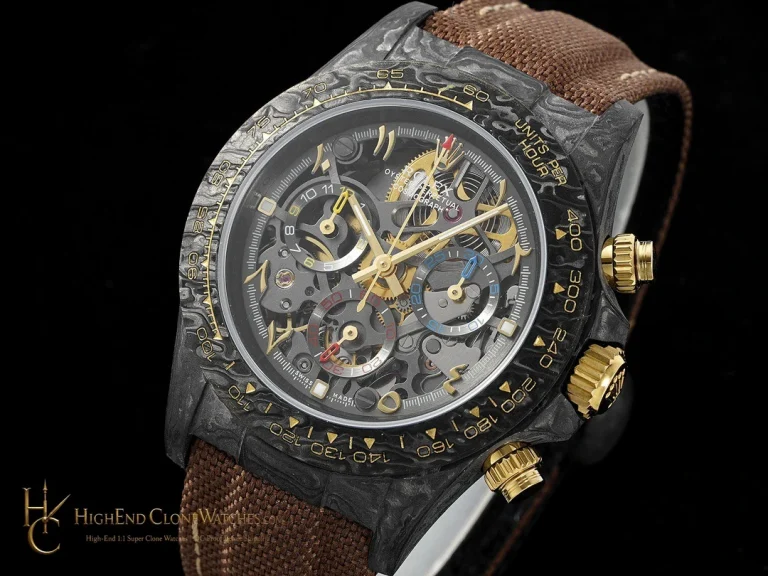 Rolex DiW Daytona angled dial view super clone watch