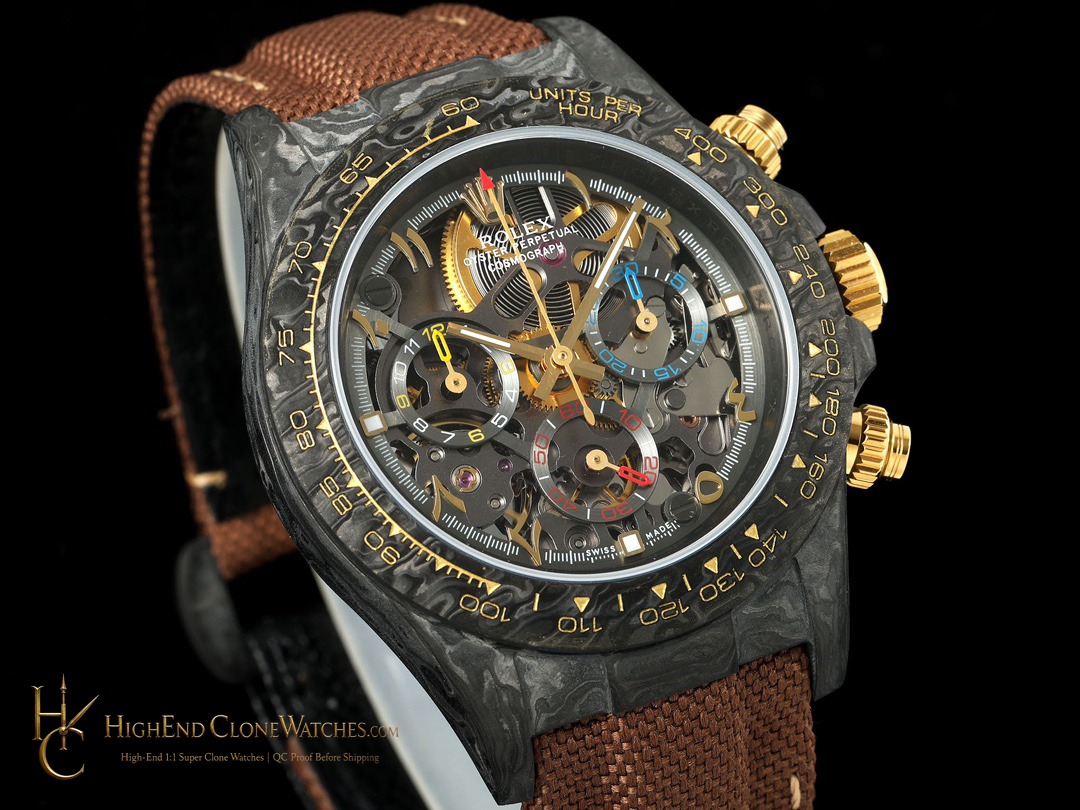 Rolex DiW Daytona dial and marker detail super clone watch