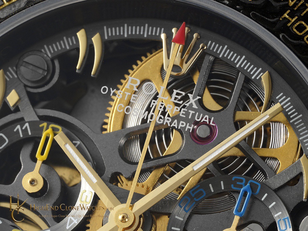 Rolex DiW Daytona bezel detail super clone watch