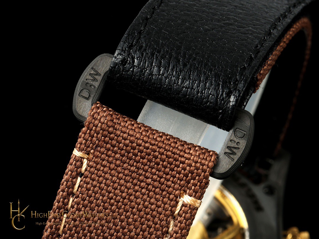 Rolex DiW Daytona crown and case detail super clone watch