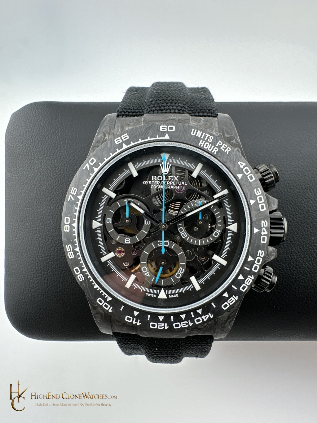 Rolex DiW Daytona front view super clone watch