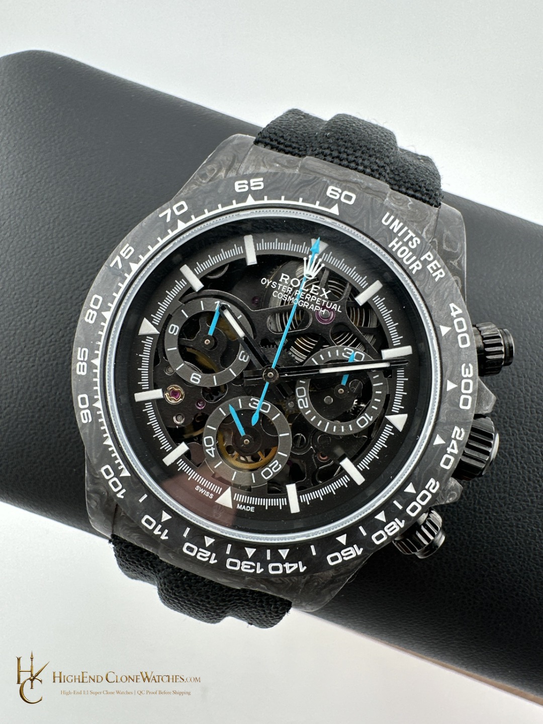 Rolex DiW Daytona dial and marker detail super clone watch