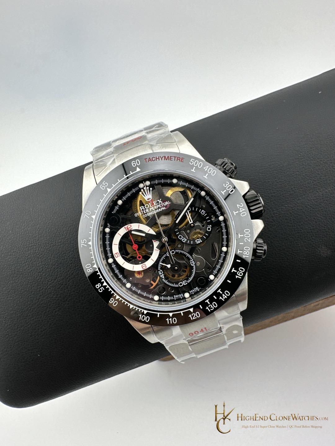 Rolex Sonic Daytona bezel detail super clone watch
