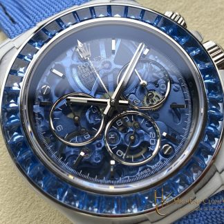 Rolex Sonic Daytona angled dial view super clone watch