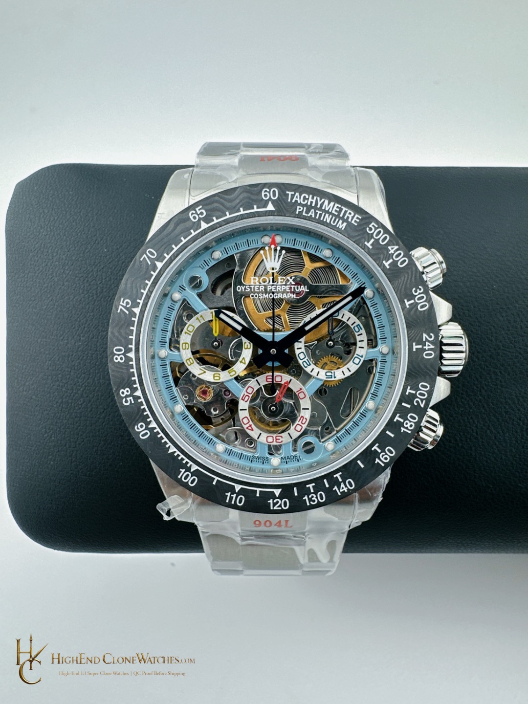 Rolex Sonic Daytona front view super clone watch