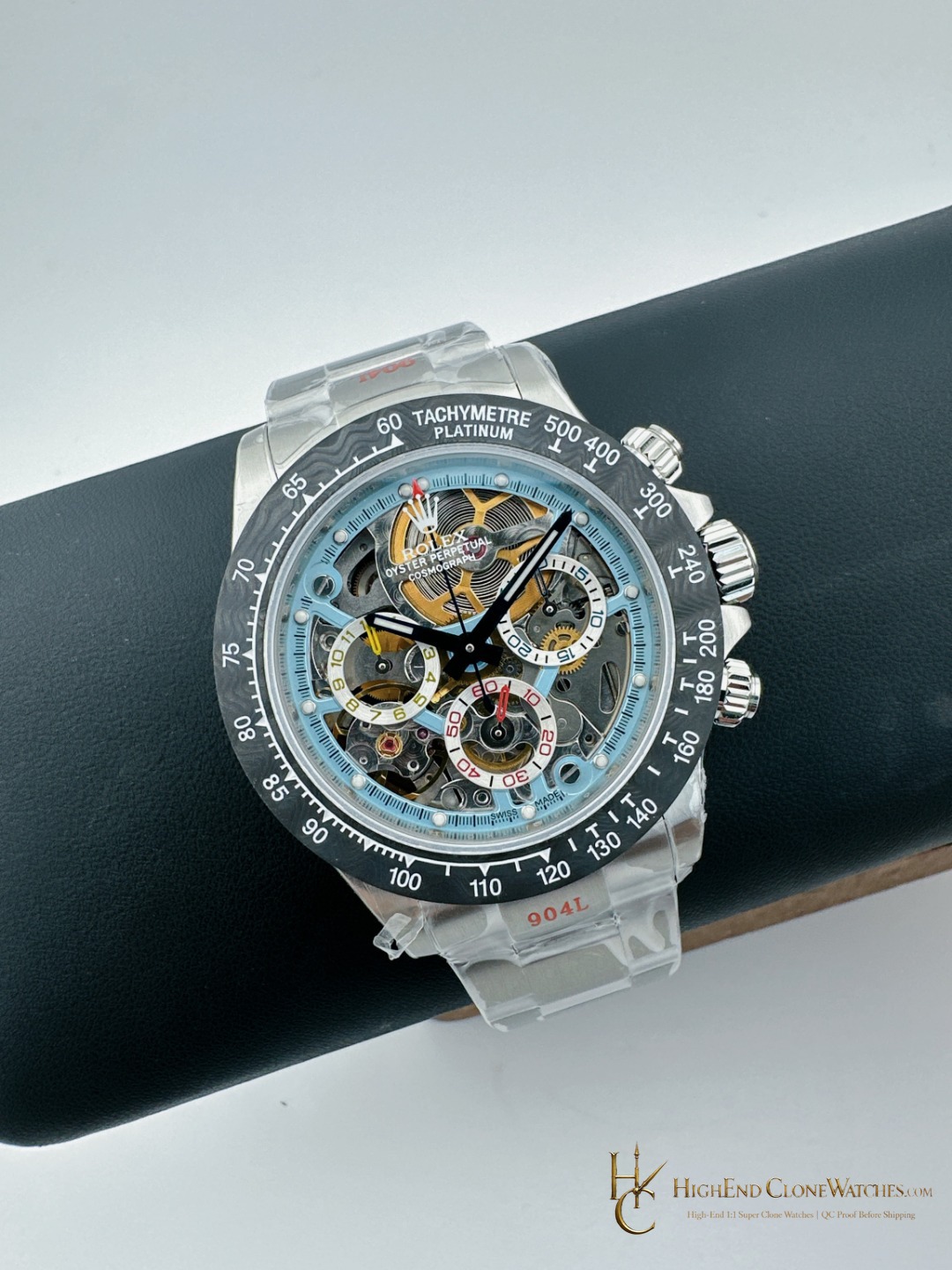 Rolex Sonic Daytona bezel detail super clone watch