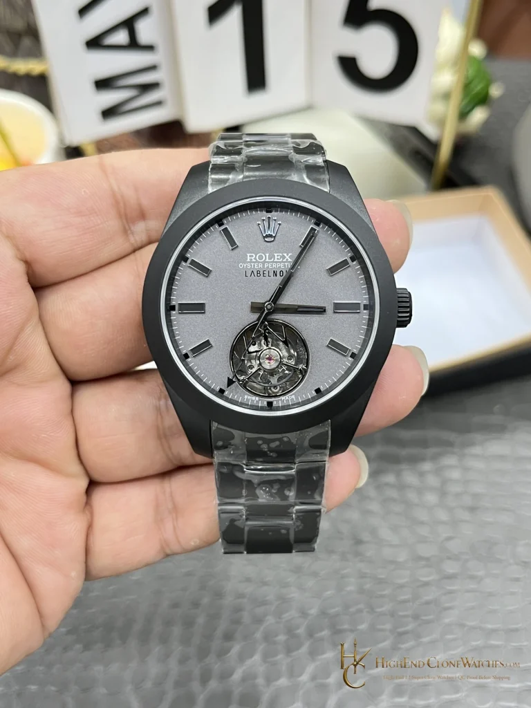 Rolex Tourbillon front view super clone watch