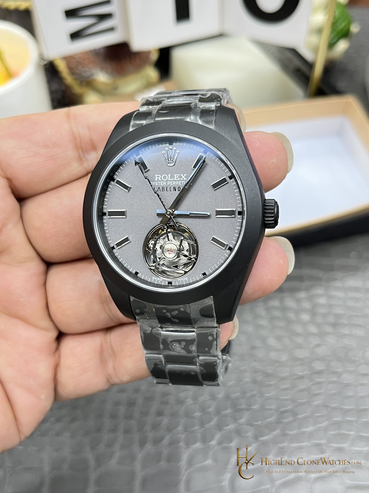 Rolex Tourbillon side case profile super clone watch