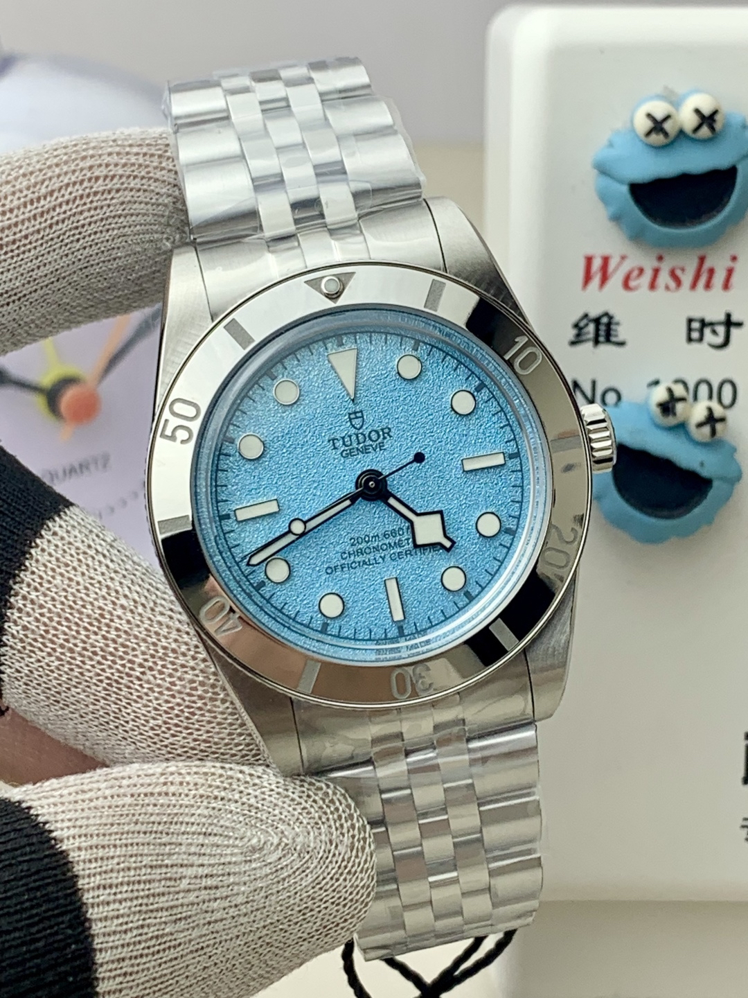 Tudor Black Bay 54 M79000-0001 dial and bezel detail super clone watch