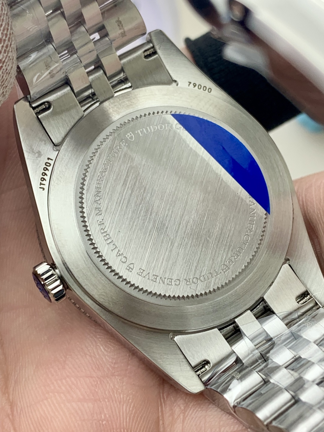 Tudor Black Bay 54 M79000-0001 caseback detail super clone watch