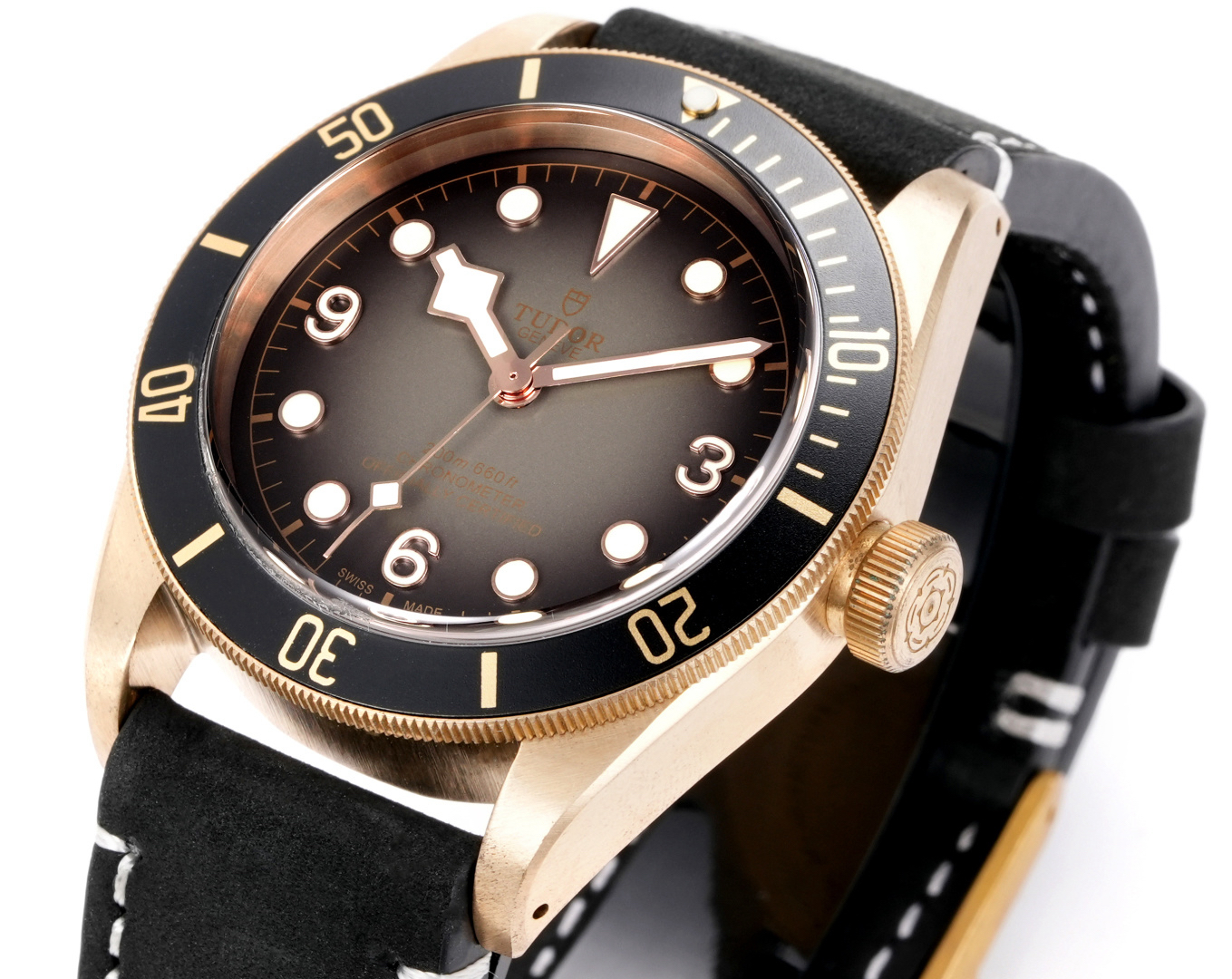 Tudor Black Bay Bronze M79250BA-0001 case profile super clone watch