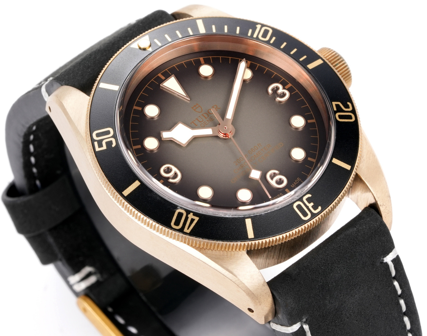 Tudor Black Bay Bronze M79250BA-0001 caseback detail super clone watch